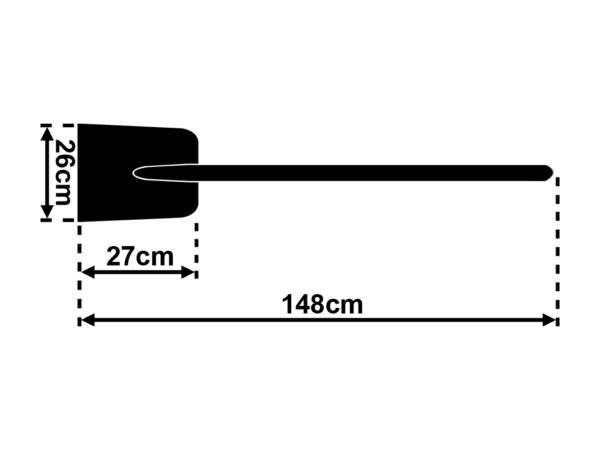 Łopata piaskowa długa - obrazek 2